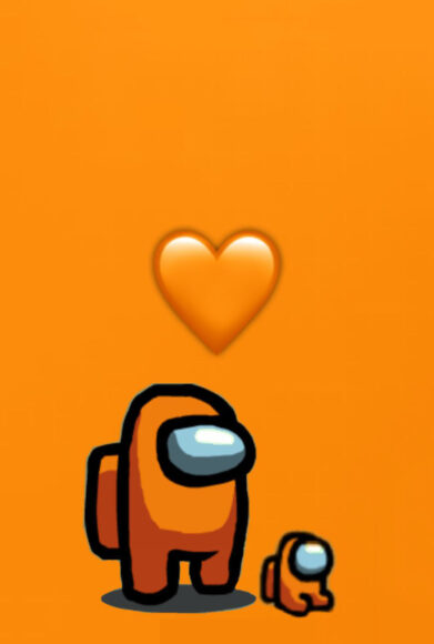 Hình nền Among Us dễ thương cho điện thoại