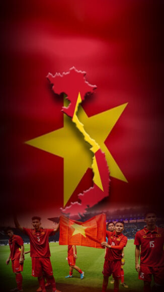 Hình nền Cờ Việt Nam cho Iphone