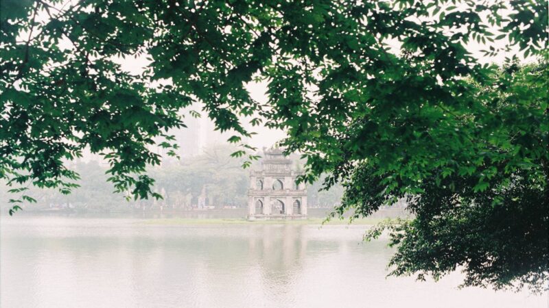 Hình nền Hà Nội đền Ngọc Sơn