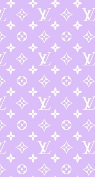 Hình nền Louis Vuitton màu trắng và tím