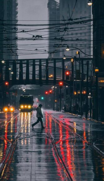 Hình nền Zalo buồn một mình qua đường