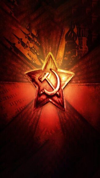 Hình nền cờ Đảng cho điện thoại rực đỏ