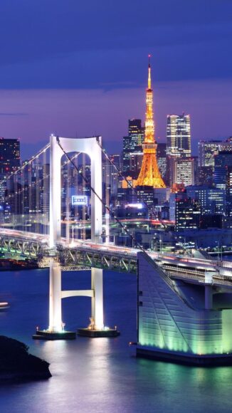 Hình nền điện thoại Thành phố về đêm