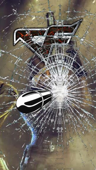 Hình nền kính vỡ 3D