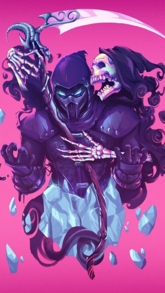 Hình nền mặt quỷ 4K cho điện thoại