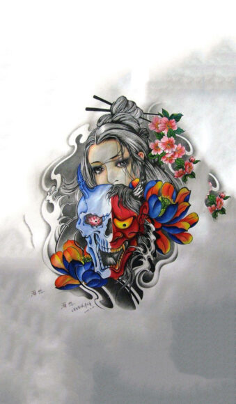 Hình nền mặt quỷ cực đẹp