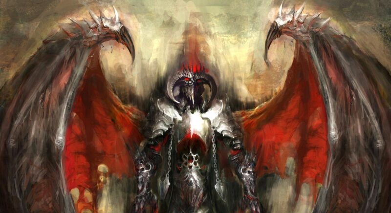 Hình nền mặt quỷ cực đẹp