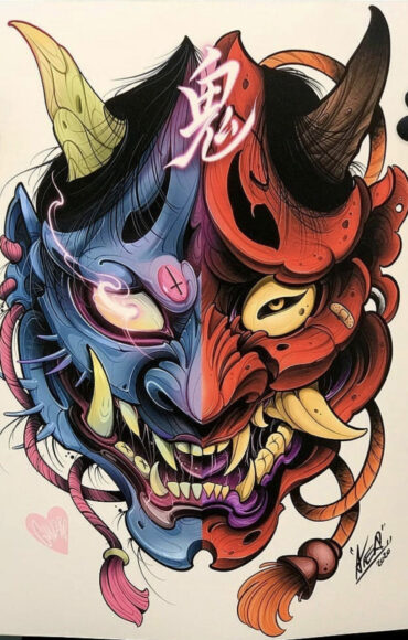 Hình nền mặt quỷ cực độc