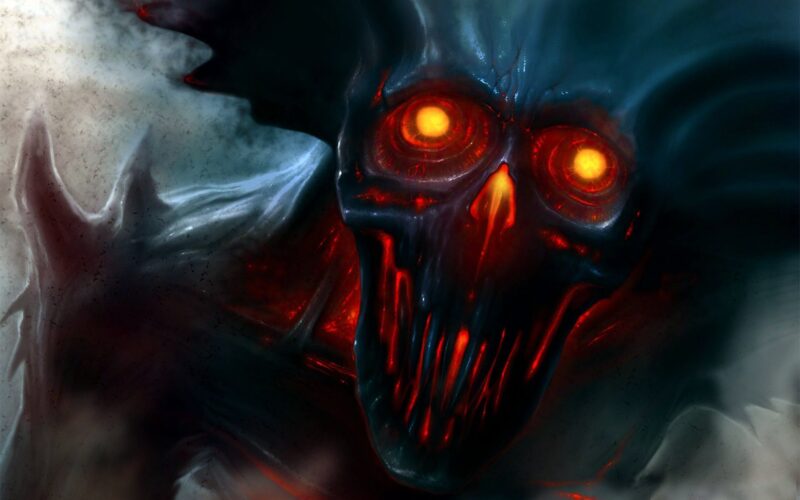 Hình nền mặt quỷ địa ngục