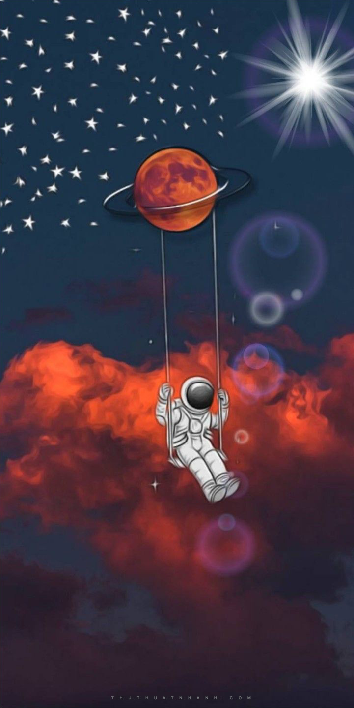 TOP 101 Bức tranh vẽ phi hành gia vũ trụ đơn giản cute đẹp nhất