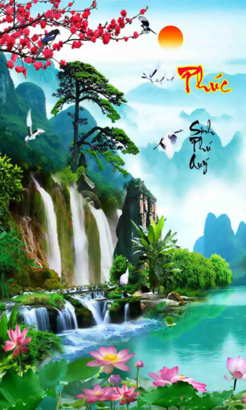 Hình nền phong thủy cho điện thoại