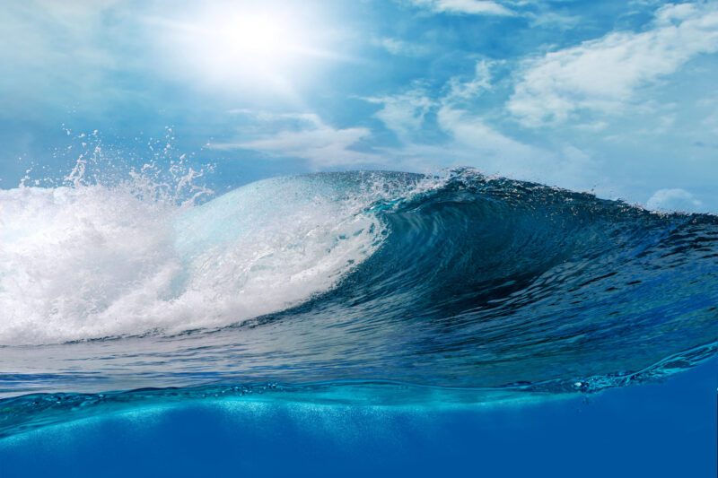Hình nền sóng biển đẹp cho máy tính
