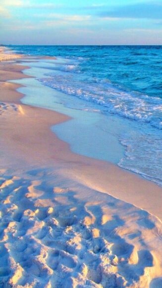 Hình nền sóng biển và bờ cát