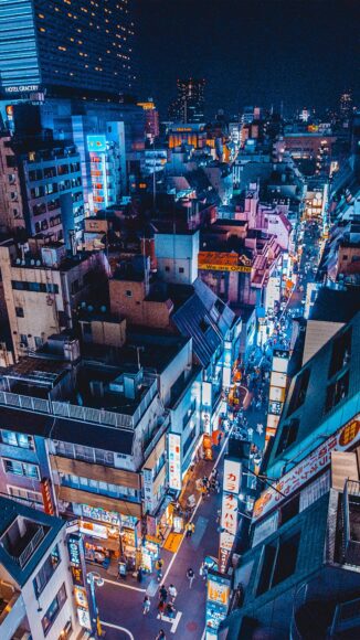 Hình nền thành phố về đêm đẹp lung linh