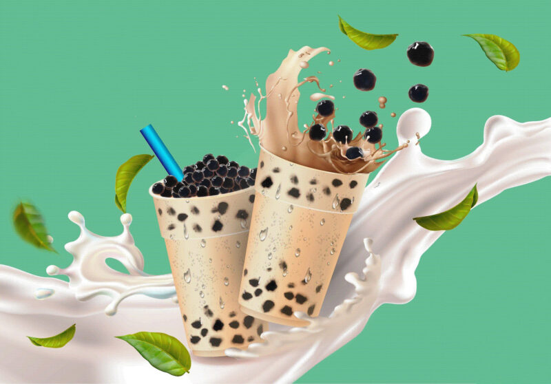 Hình nền trà sữa đẹp