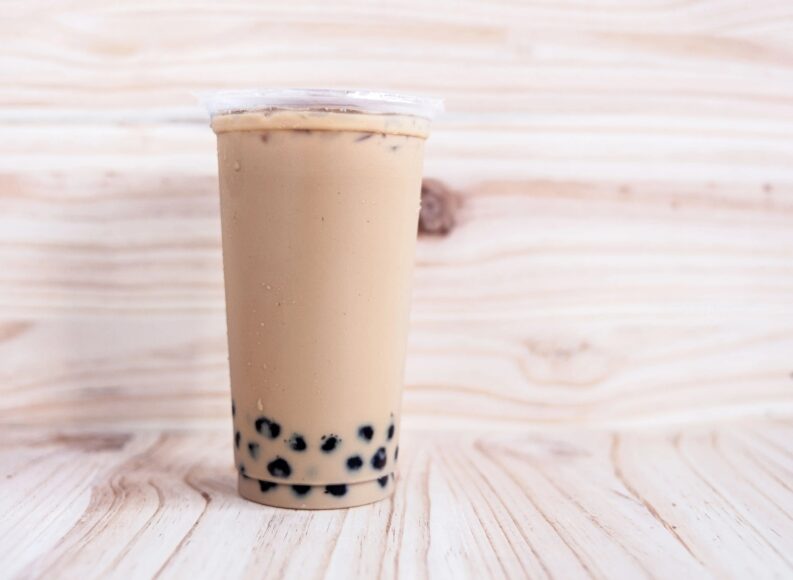 Hình nền trà sữa đơn giản