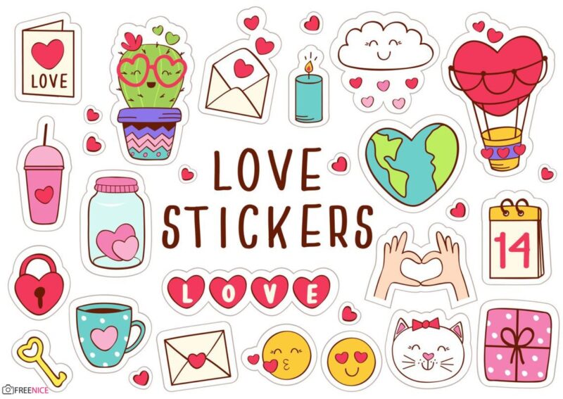 Hình vẽ Sticker Cute đáng yêu nhất