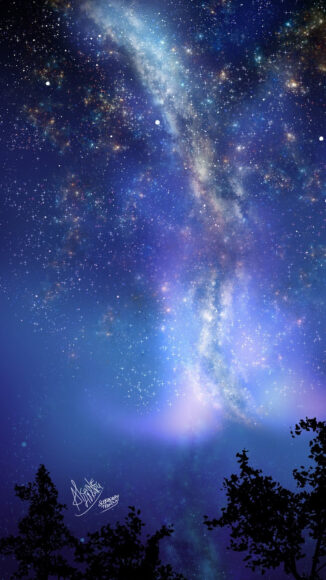 ảnh bầu trời đêm, galaxy tuyệt đẹp