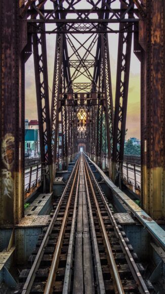 ảnh nền Hà Nội cầu Long Biên