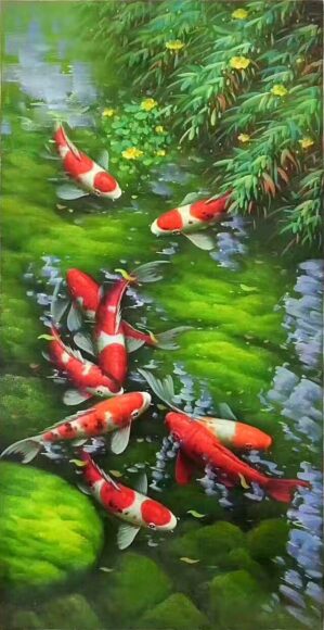 ảnh nền cá 3D lãng mạn