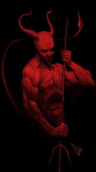 ảnh nền mặt quỷ cho điện thoại