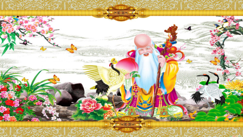 ảnh nền phúc lộc thọ hình ông thọ cực đẹp