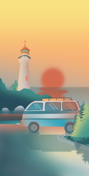 ảnh nền tối giản ấm cúng