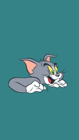 ảnh nền tối giản mèo Tom