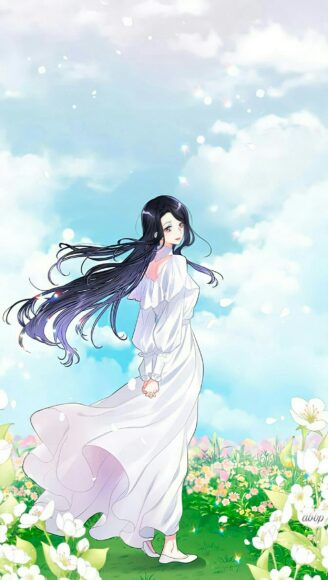 hình anime nữ lãng mạn