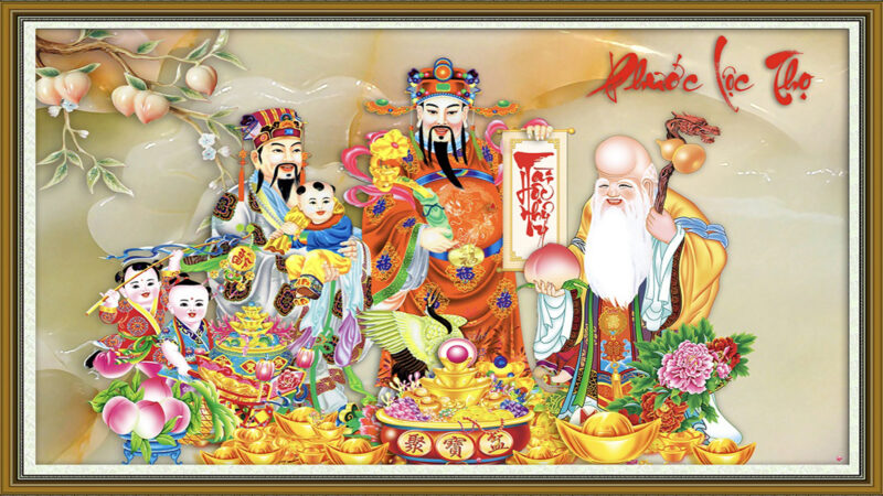 hình nền phúc lộc thọ ấn tượng