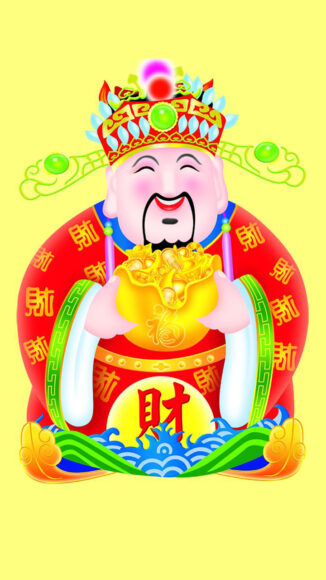 hình nền phúc lộc thọ chibi đáng yêu