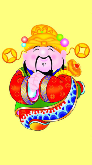 hình nền phúc lộc thọ ông thọ bản chibi