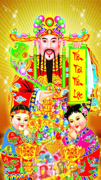 hình nền phúc lộc thọ tấn tài tấn lộc