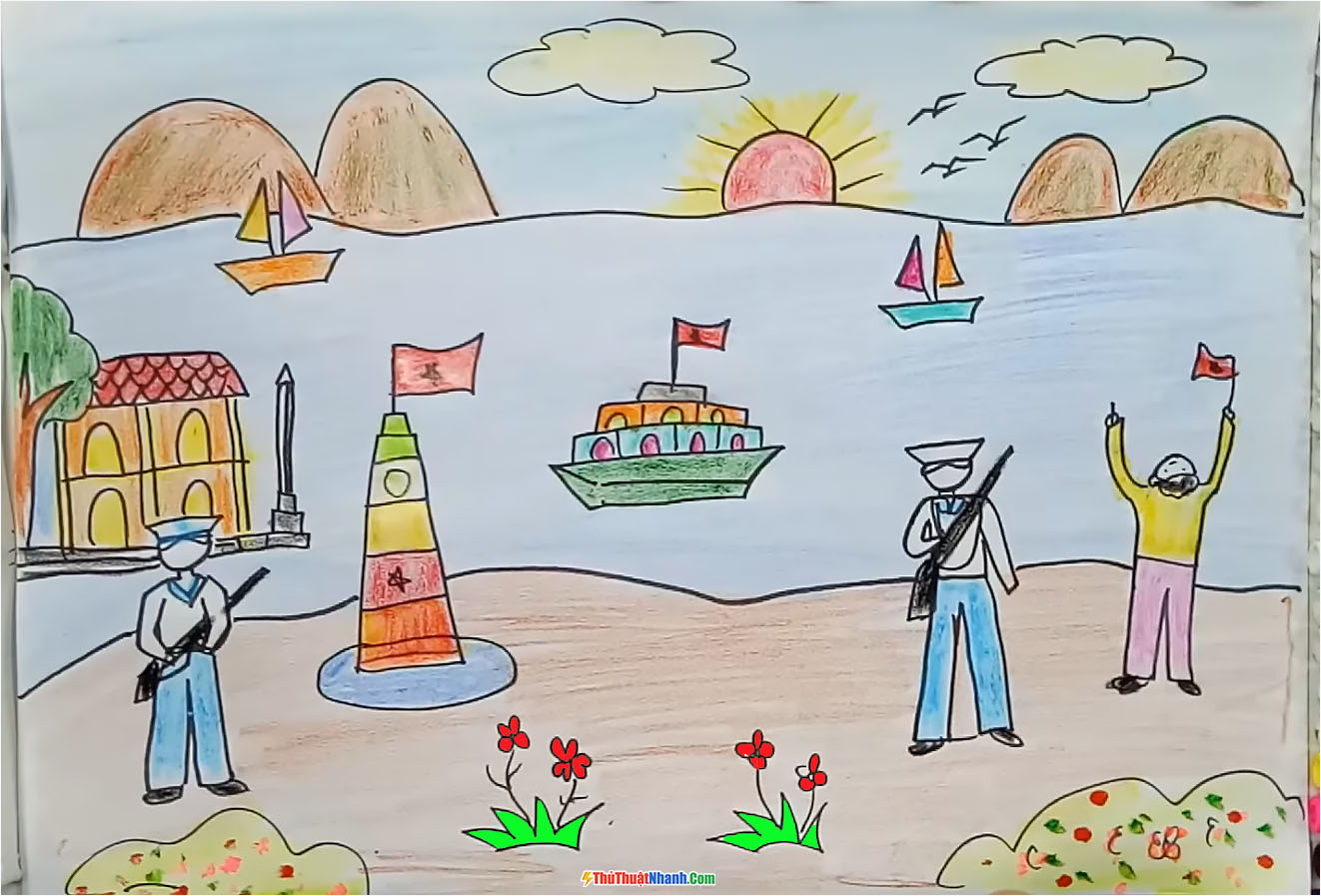 Vẽ Tranh Biển Đảo Quê Hương Ý Nghĩa Cho Học Sinh