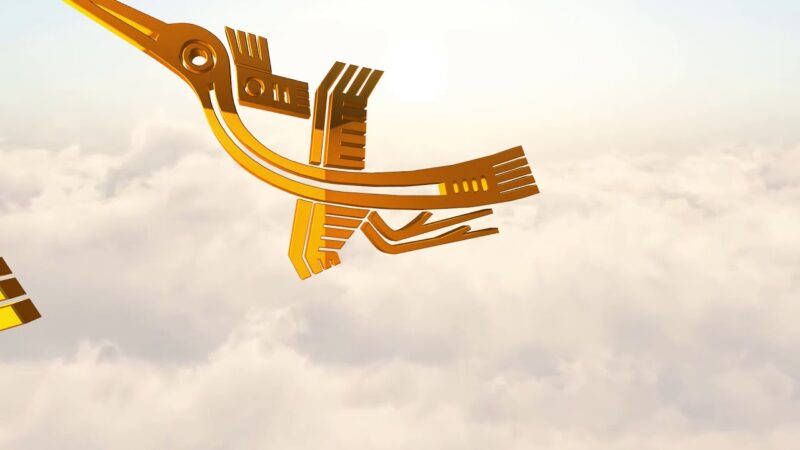 Hình ảnh con hạc trên trống đồng đẹp