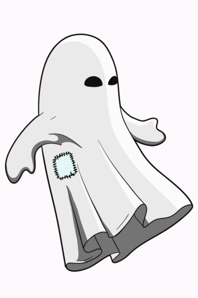 ảnh ma cute áo rách