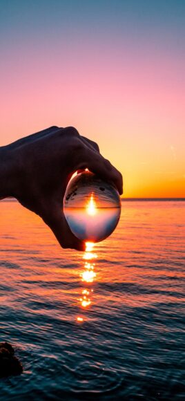 Hình nền Huawei P30 hoàng hôn