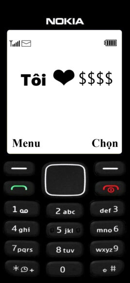 Hình nền điện thoại nokia cho iphone nền trắng