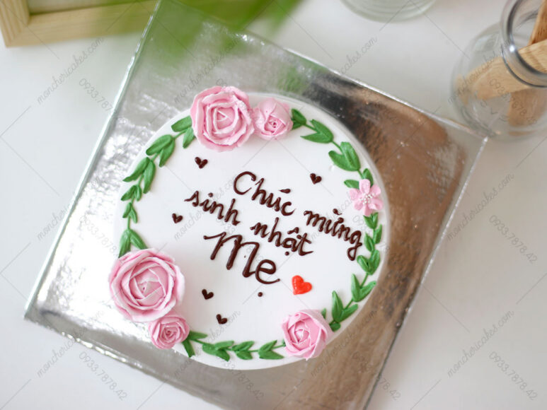 bánh sinh nhật mẹ nhẹ nhàng
