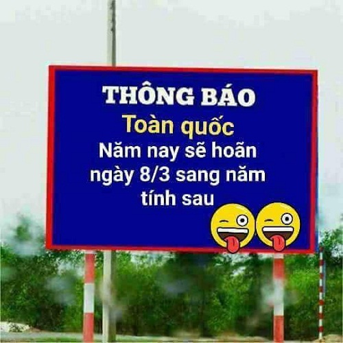 Ảnh chế 8 3: Hãy đến và thưởng thức bộ sưu tập ảnh chế 8/3 độc đáo và hài hước nhất. Với những câu châm biếm thú vị và những bức ảnh đầy sáng tạo, bạn sẽ cười lớn và thấy thú vị hơn về ngày Quốc tế phụ nữ.