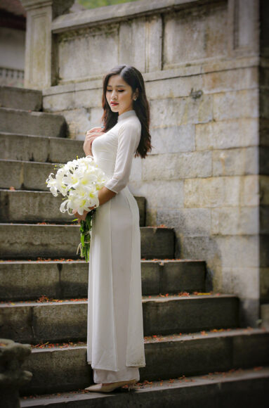 hình ảnh gái xinh mặc áo dài đẹp