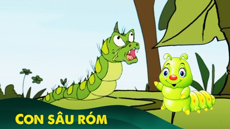 hình con sâu chibi vui nhộn