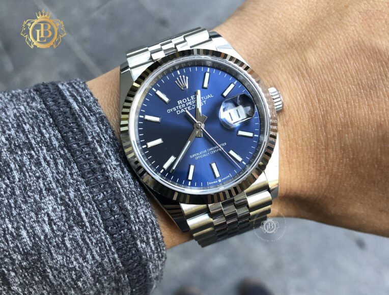 mẫu đồng hồ Rolex mặt xanh dương