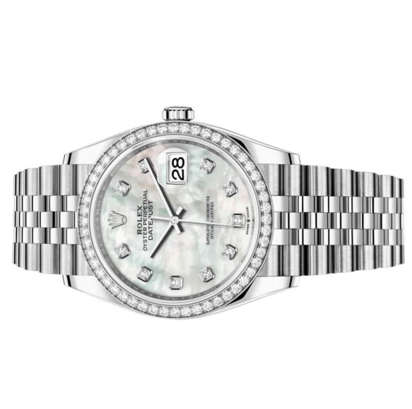 mẫu đồng hồ Rolex màu trắng
