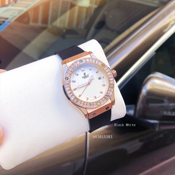 mẫu đồng hồ hublot black white