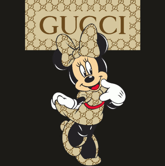 Ảnh Gucci nền đen đẹp