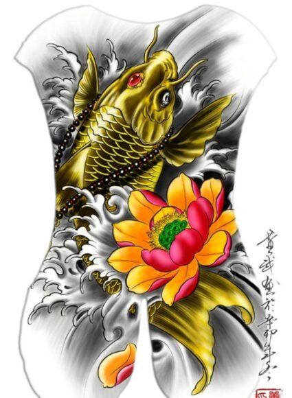 Ảnh cá chép vàng nghệ thuật