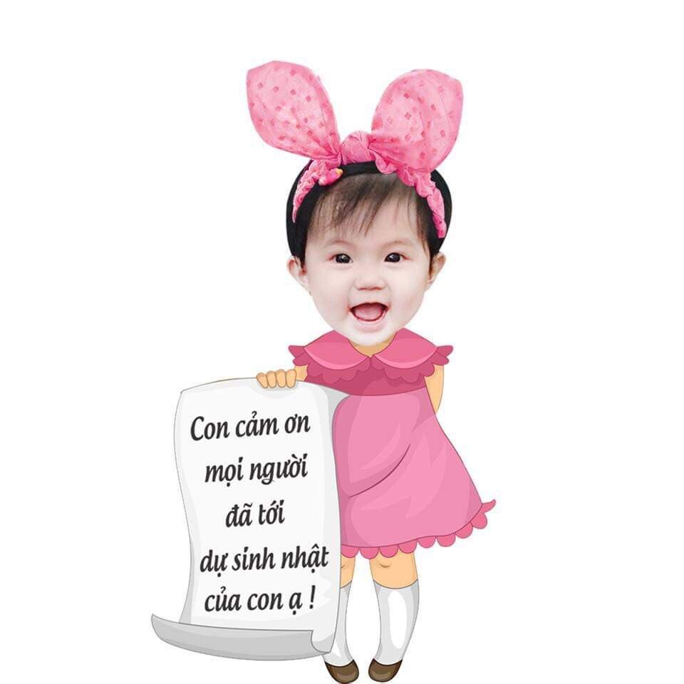 Mô hình Chibi và phụ kiện sinh nhật bé gái Sinh nhật Nha Trang