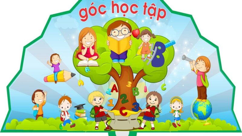 Ảnh mầm non góc học tập
