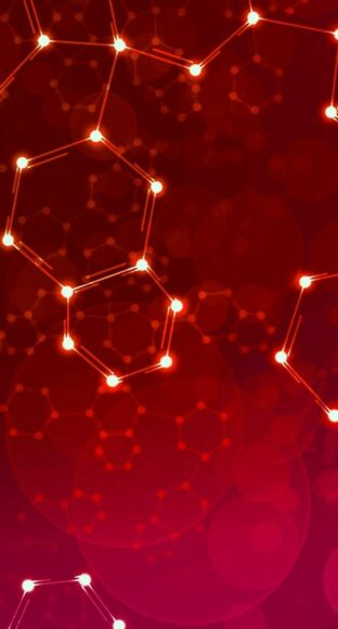 Ảnh nền Hóa Học màu đỏ